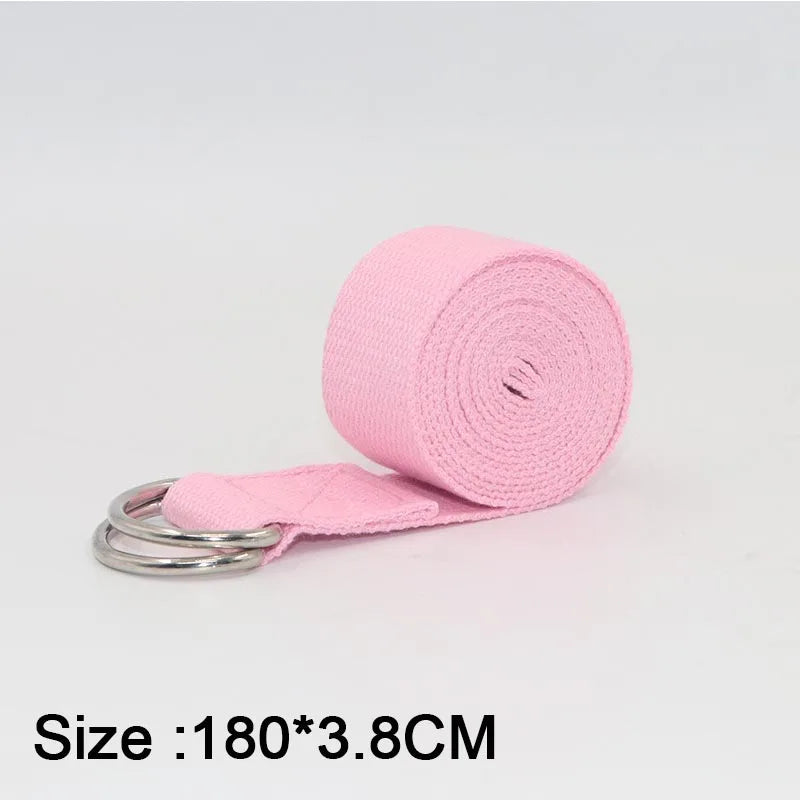 Yoga Mat Strap Elastic Bands Ballet Strap for Yoga Equipment Pilates Elastic Stretching Band Yoga Strap Cotton YJS05