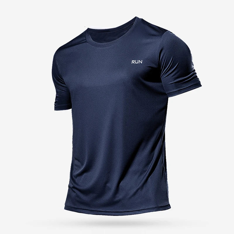 Summer Sport Gym t Shirt Men Quick Dry Running Bodybuilding