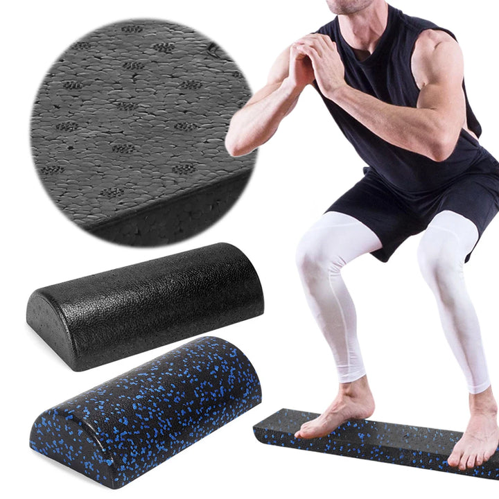 Half-Round Yoga Roller Massage Roller 30cm Semi-Circular Foam