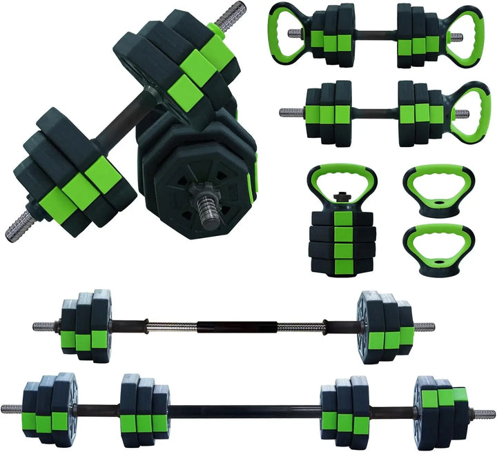 66lbs/88lbs Weight 4 in 1 Adjustable Kettlebell Set