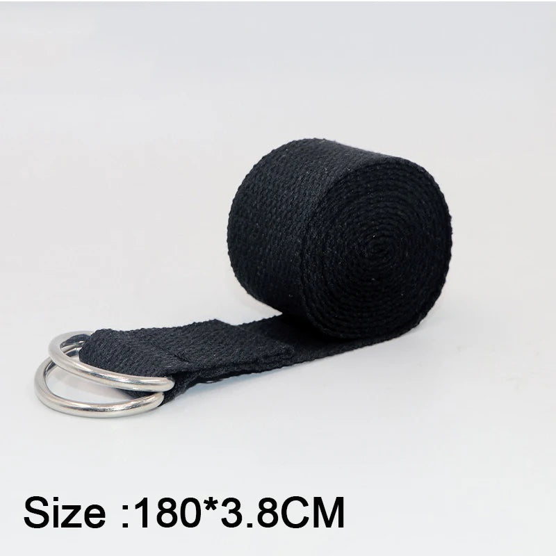 Yoga Mat Strap Elastic Bands Ballet Strap for Yoga Equipment Pilates Elastic Stretching Band Yoga Strap Cotton YJS05