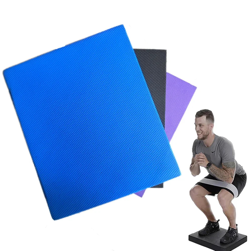 TPE Yoga Balance Pad, Thick Foam Exercise Mat, Pilates Cushion,