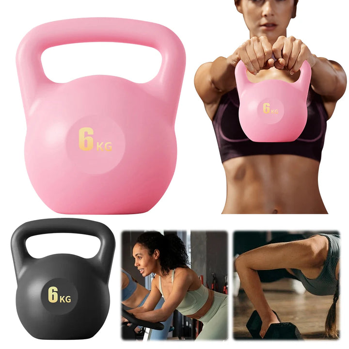 Water-filled Kettlebell Soft Kettlebell Shock-Proof Kettlebell Weights Anti Slip Grip Hand Weights for Home Workouts