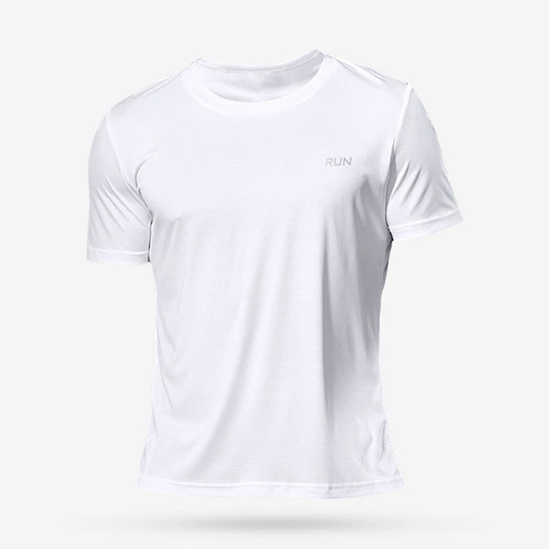 Summer Sport Gym t Shirt Men Quick Dry Running Bodybuilding