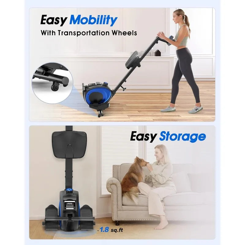 WELLFIT Rowing Machine, Magnetic Rower Machine