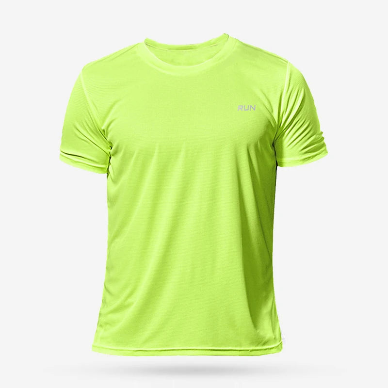 Summer Sport Gym t Shirt Men Quick Dry Running Bodybuilding