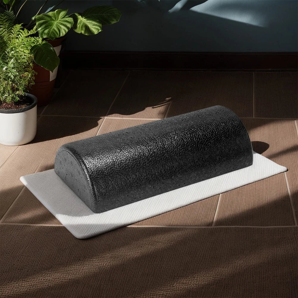 Half-Round Yoga Roller Massage Roller 30cm Semi-Circular Foam