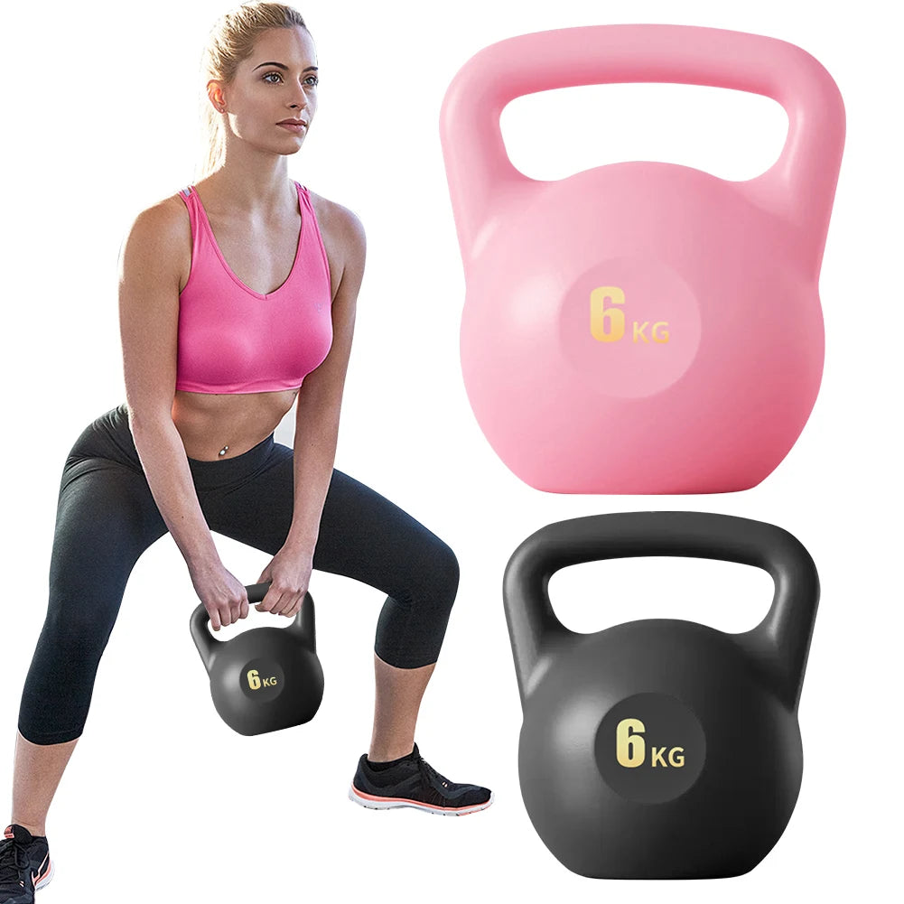 Water-filled Kettlebell Soft Kettlebell Shock-Proof Kettlebell Weights Anti Slip Grip Hand Weights for Home Workouts