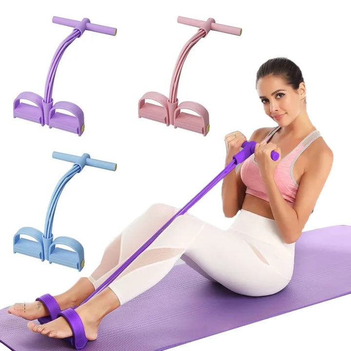 6-Tube Resistance Band Multi Function Tension Rope Fitness Bands