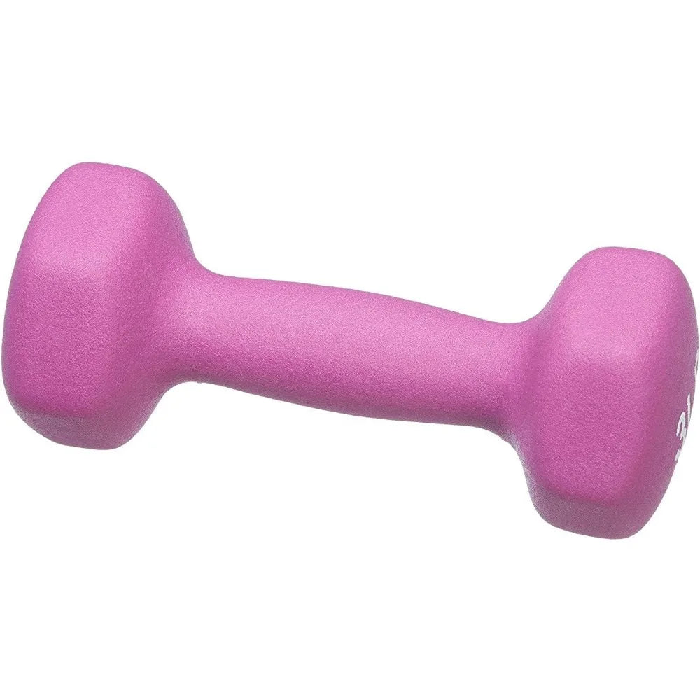 FUXION Neoprene Dumbbell Hand Weights, Sets of 2 Hexagon