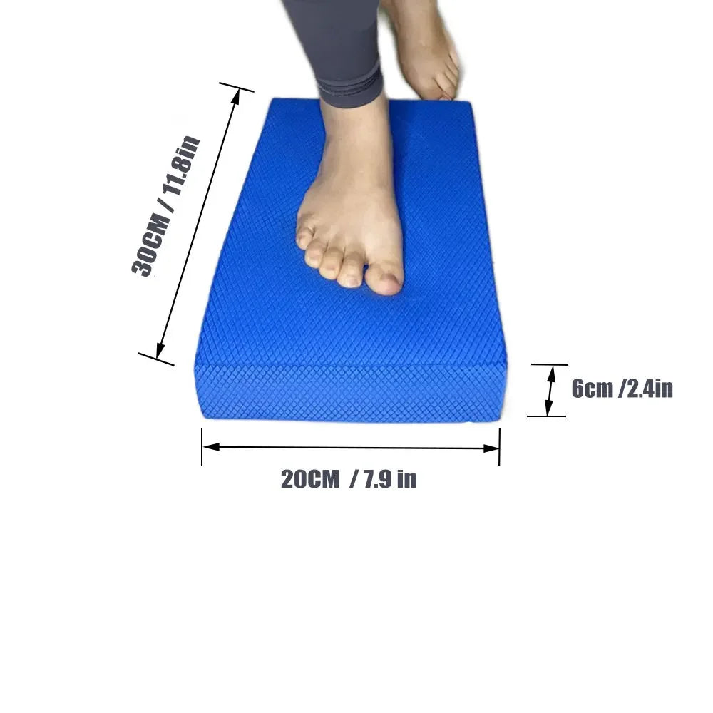 TPE Yoga Balance Pad, Thick Foam Exercise Mat, Pilates Cushion,