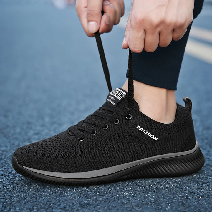 Sneakers Men Running Walking Knit Shoes Fashion Casual