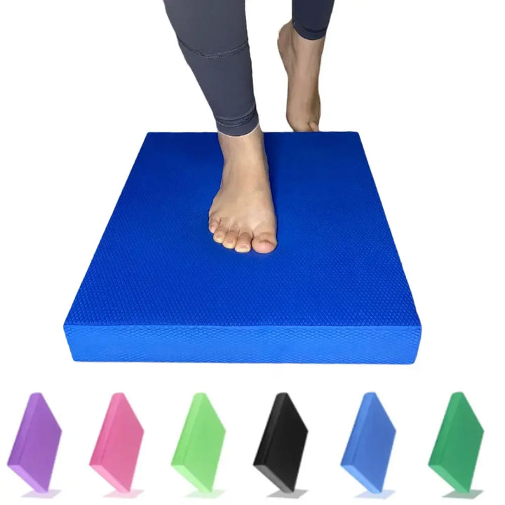 TPE Yoga Balance Pad, Thick Foam Exercise Mat, Pilates Cushion,