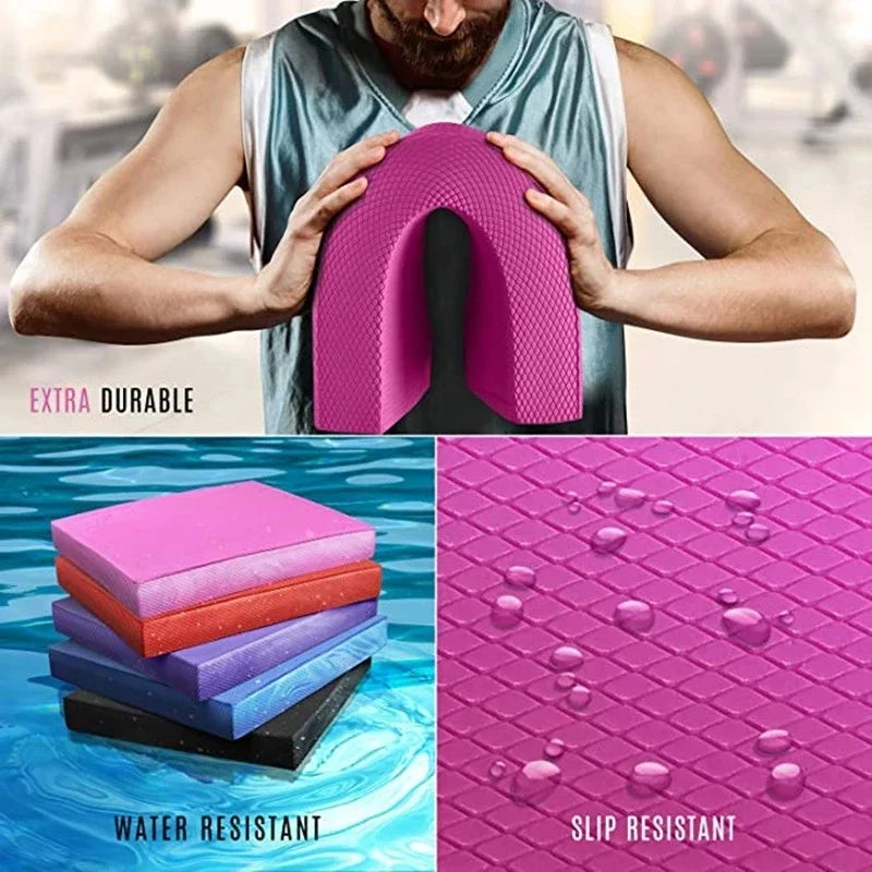 TPE Yoga Balance Pad, Thick Foam Exercise Mat, Pilates Cushion,