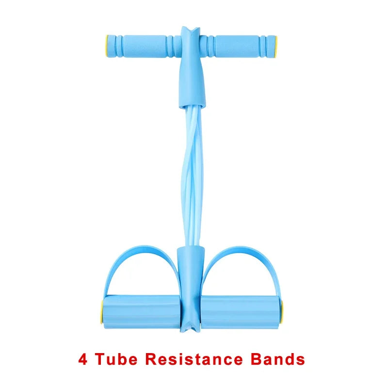 4-Level Resistance Band Tensioner with Non-Slip Handles - Home Fitness
