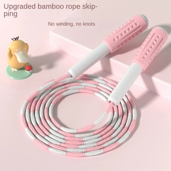 Gym Equipment Bamboo Joint Racing Jump Rope Lightweight