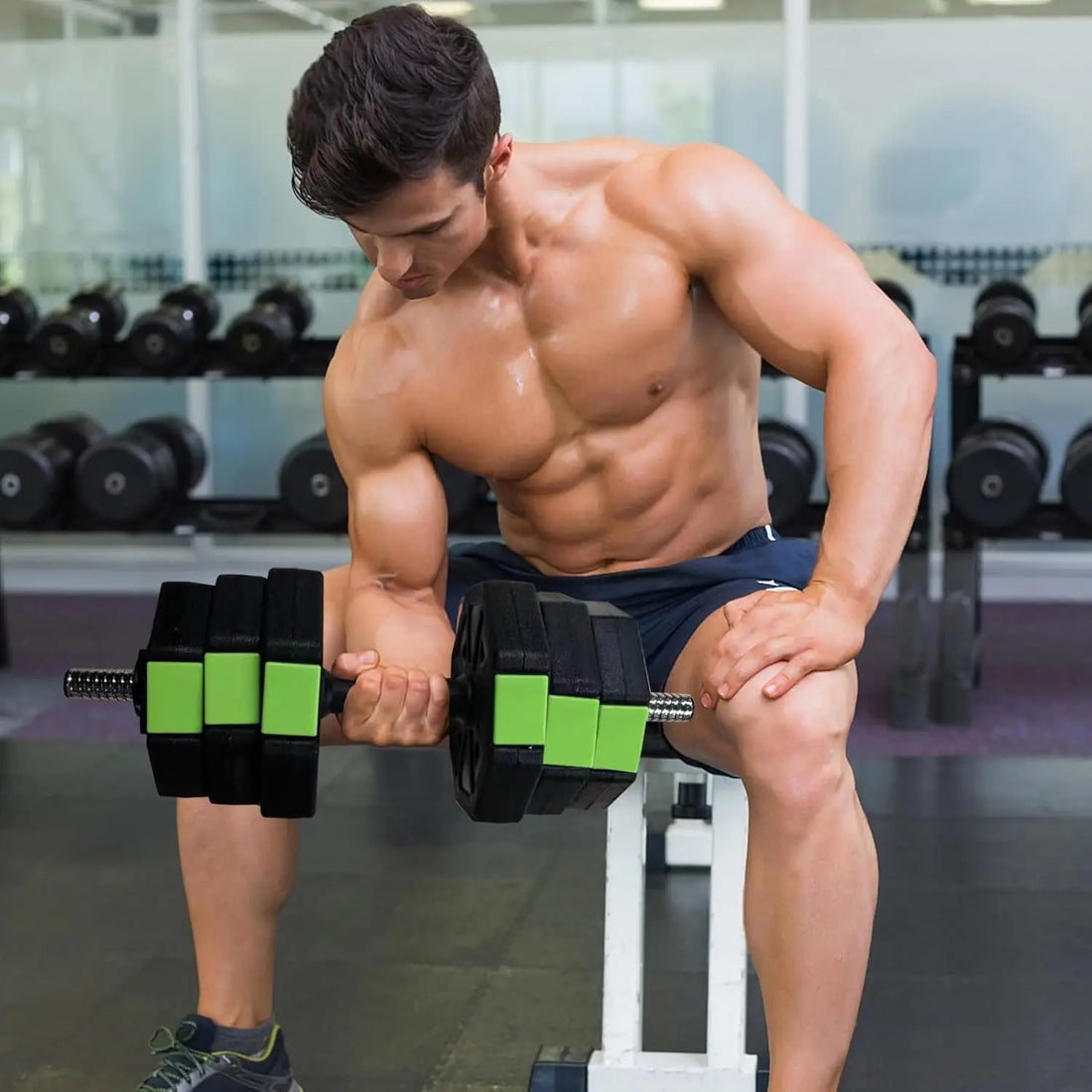 66lbs/88lbs Weight 4 in 1 Adjustable Kettlebell Set