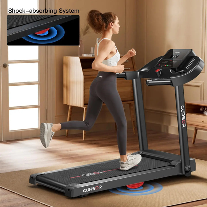 Home Folding Treadmill with Pulse Sensors, 2.5 HP Quiet
