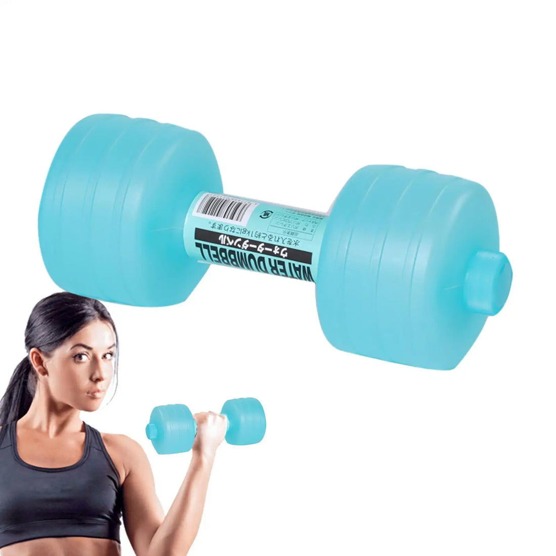 Water Fitness Dumbbell  Water-filled Aquatic Exercise Barbells