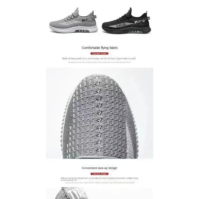 Men's casual shoes, fashionable and versatile sports shoes,