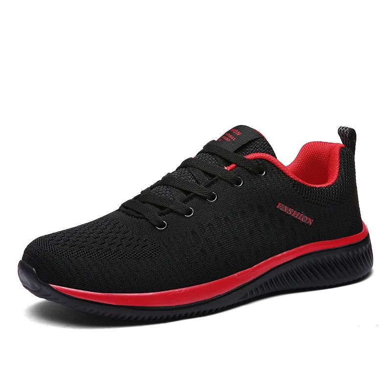 Sneakers Men Running Walking Knit Shoes Fashion Casual